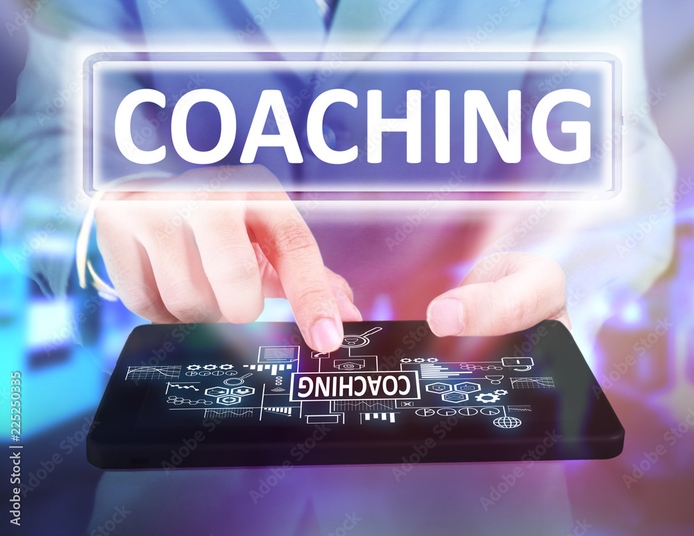 Fotografie Coaching in Business Concept