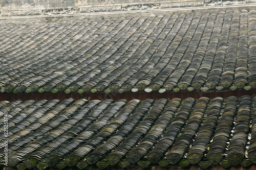 Wenshufang, Chengdu, China, roof detail photo