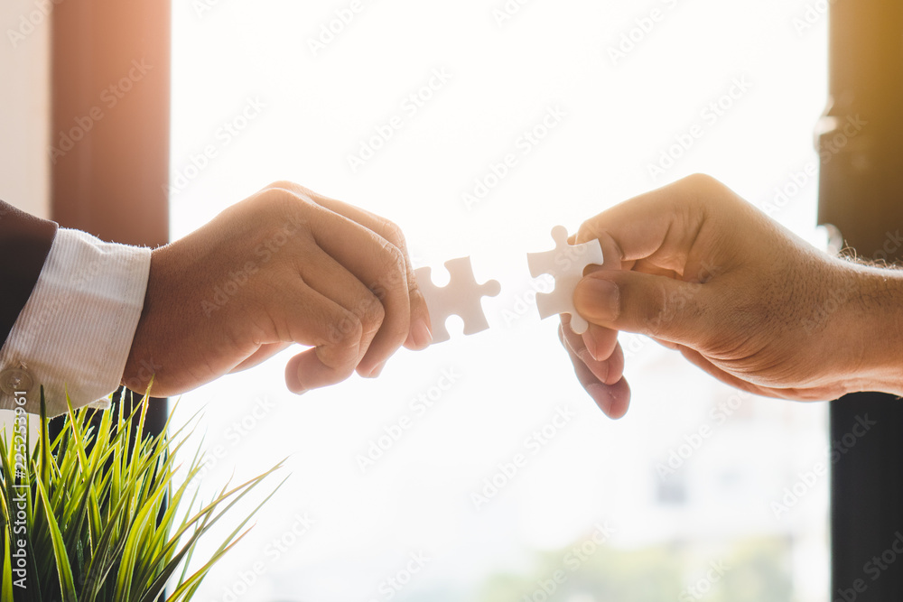 Fotografia Teamwork, partners, connection concept