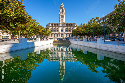 porto city hall, landmark of porto, protugal photo