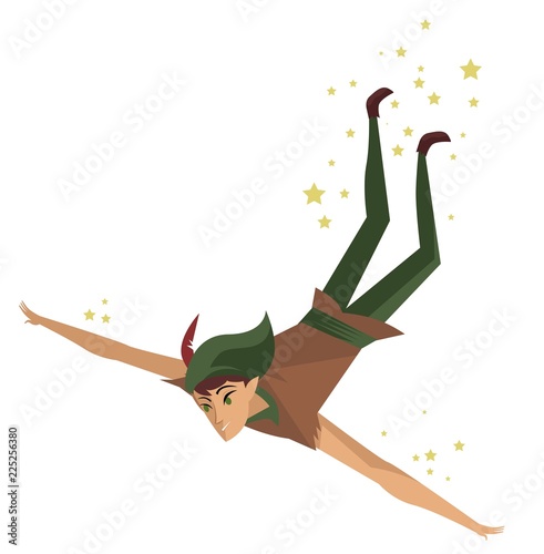 magical kid flying