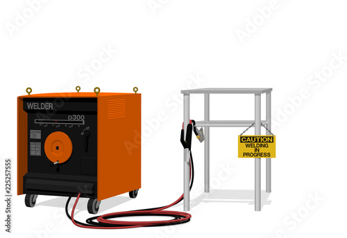 Composition of welding equipment on the shop floor