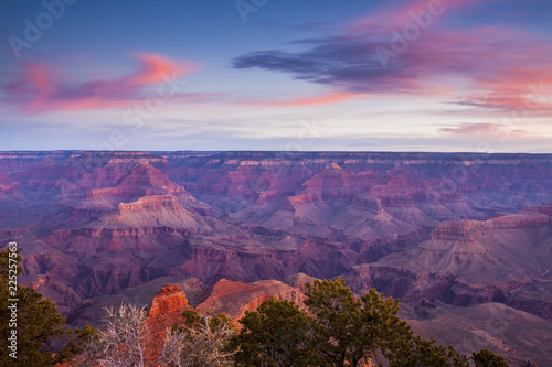 Dawn over Yaki Point in Grand Canyon National Park