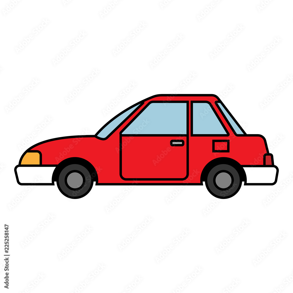 Cartoon Sedan Car