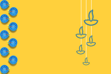 Diwali lamp design