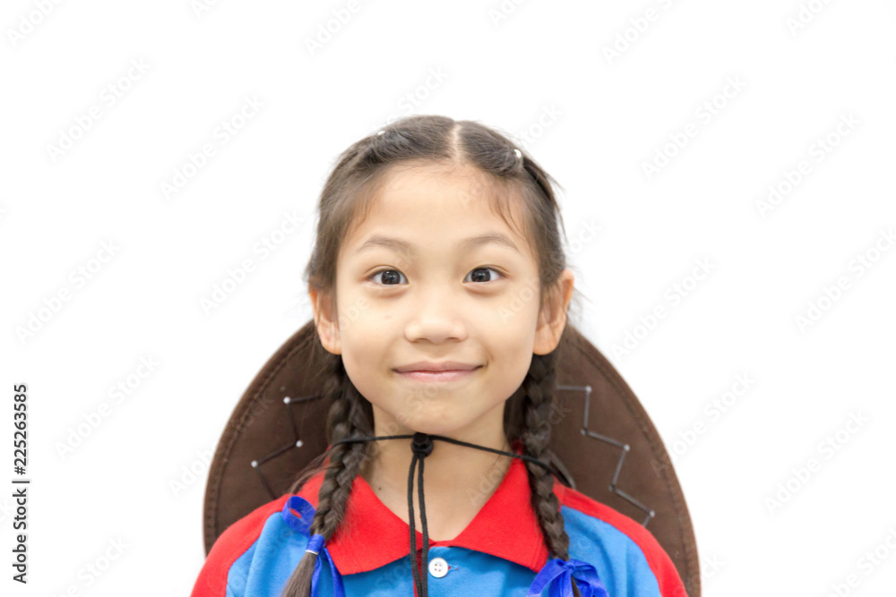 Cute little girl in cowboy style Cute little girl in cowboy style