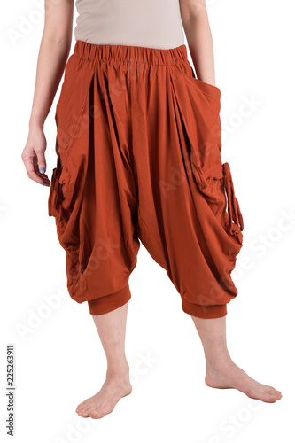 haram pants  isolated over white