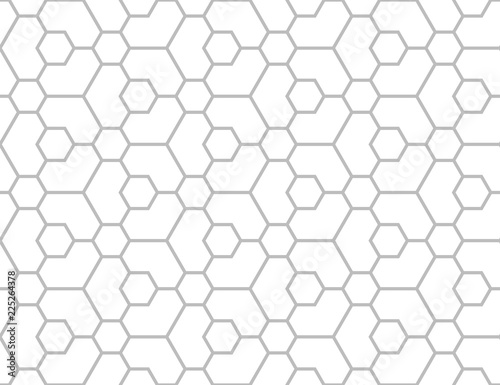 The geometric pattern with lines. Seamless vector background. White and grey texture. Graphic modern pattern. Simple lattice graphic design.