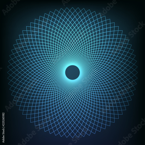 Abstract vector background with circle forms