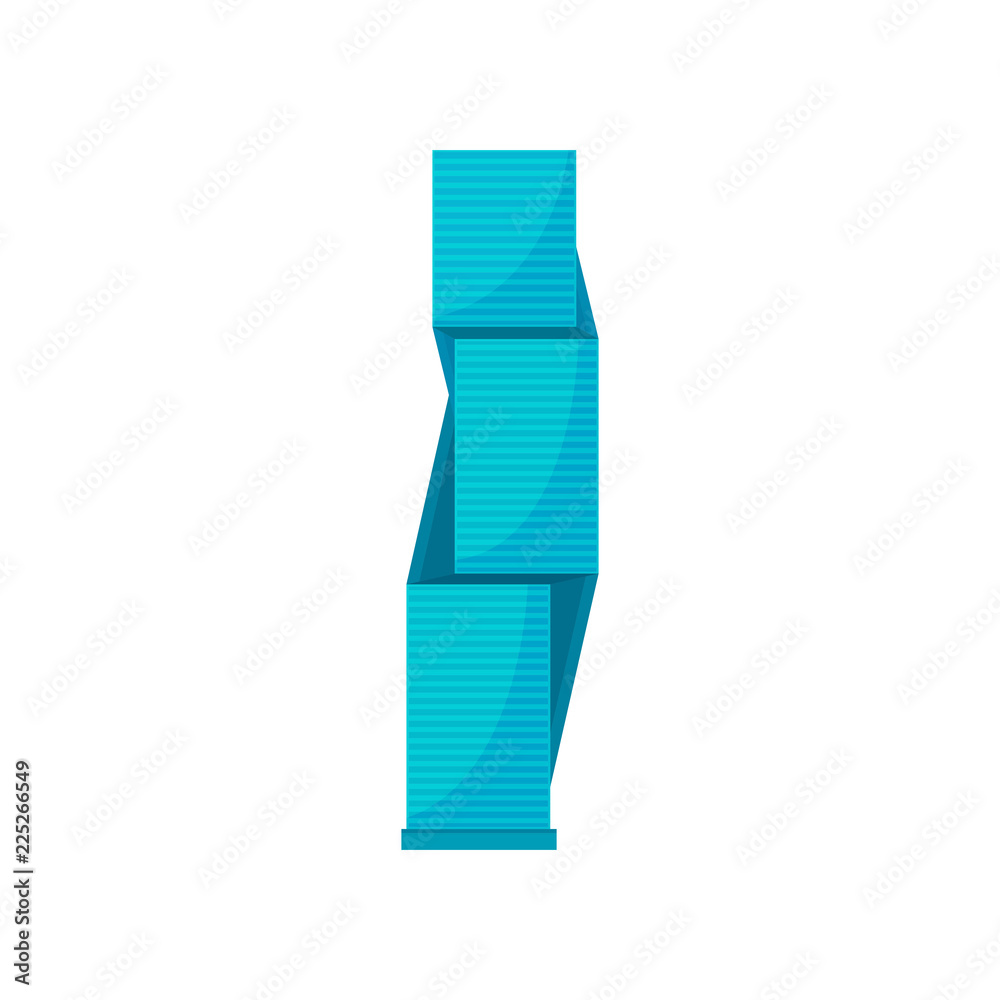 Skyscraper, modern residential building, element of urban landscape vector Illustration on a white background Skyscraper, modern residential building, element of urban landscape vector Illustration on a white background