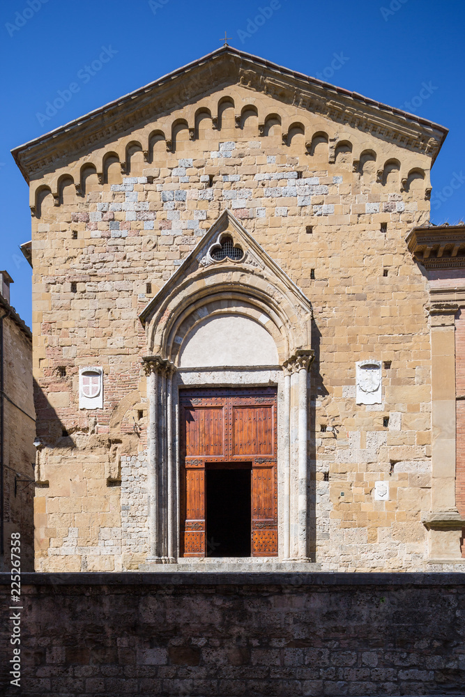Small beautiful chapel in Siena, Italy