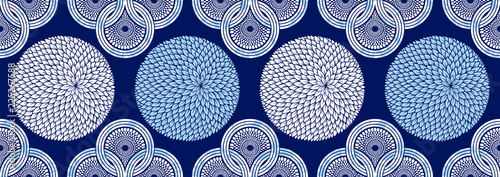 Textile fashion african print fabric, abstract seamless pattern, vector illustration file.