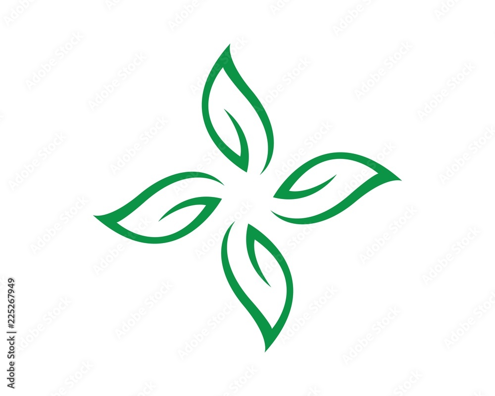 Tree icon concept of a stylized Tree icon concept of a stylized