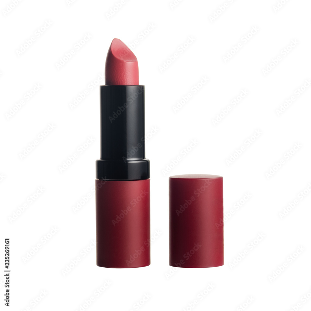 lipstick in a red tube