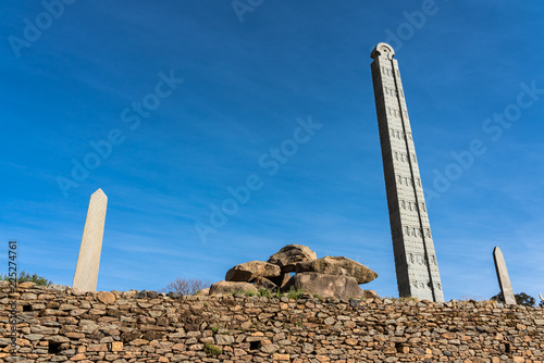 Äthiopien - Aksum - Stelenpark - Obelisk von Axum photo