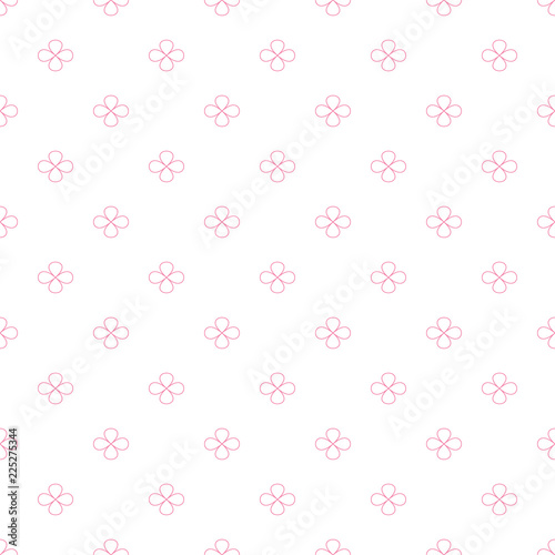 Seamless flowers pattern in pink tone using for cover page, paper printing and natural background. (Pink Flower background)