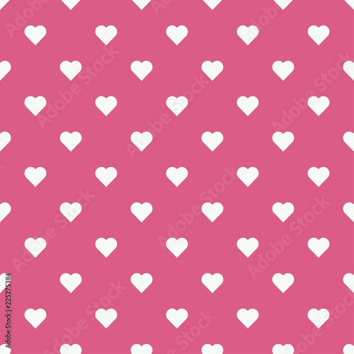 Seamless hearts pattern in pink tone using for cover page, paper printing, love background and Valentine day.
