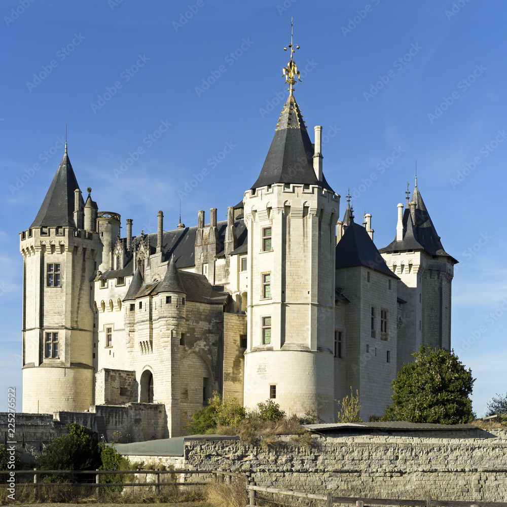 Saumur castle. Saumur, Maine et Loire, France