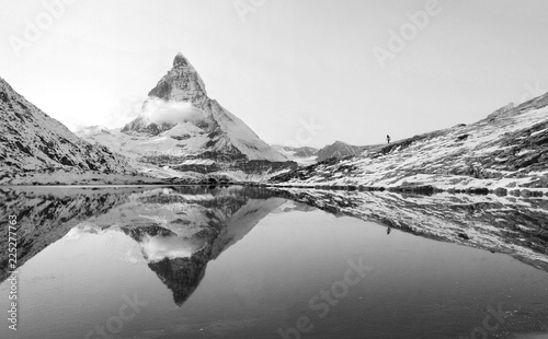 Riffelsee with Matterhorn reflection, Switzerland