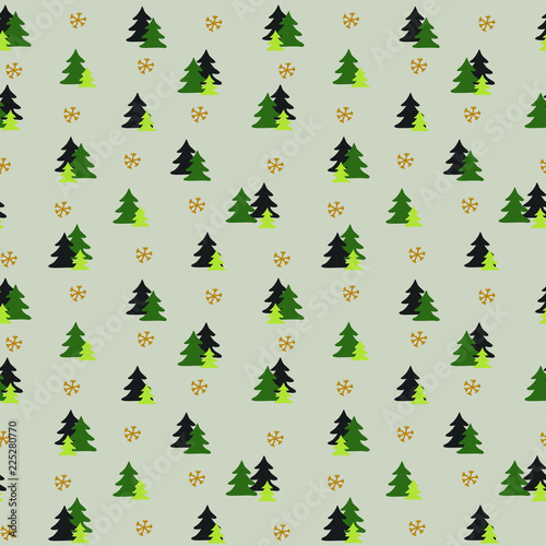 Winter seamless pattern background vector illustration