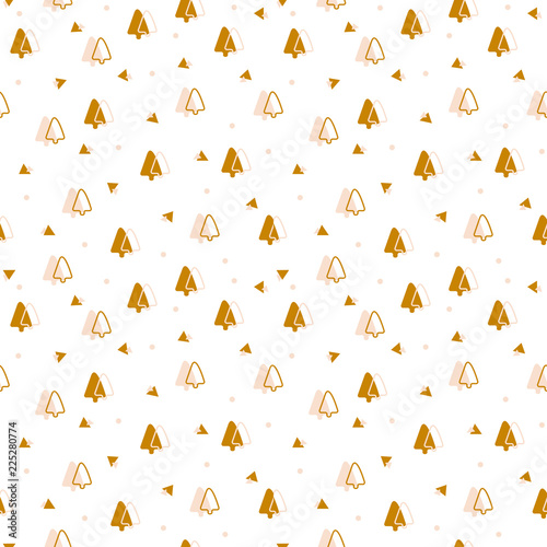 Winter seamless pattern background vector illustration