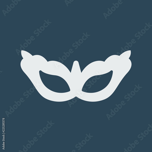 Silhouette icon erotic mask