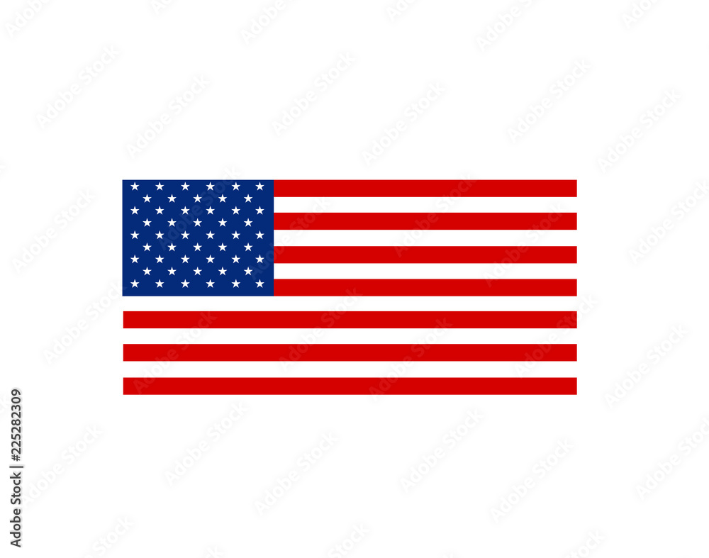 Fototapeta premium american flag icon