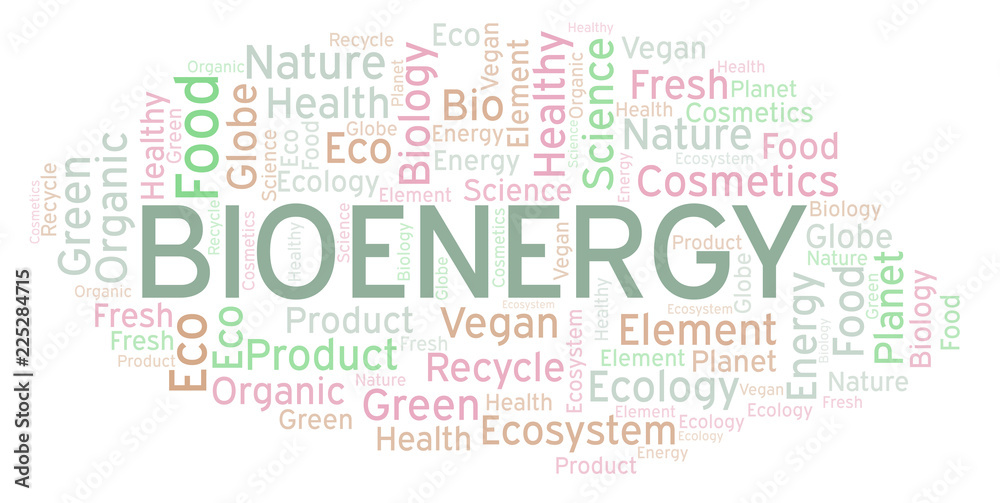 Bioenergy word cloud. Bioenergy word cloud.