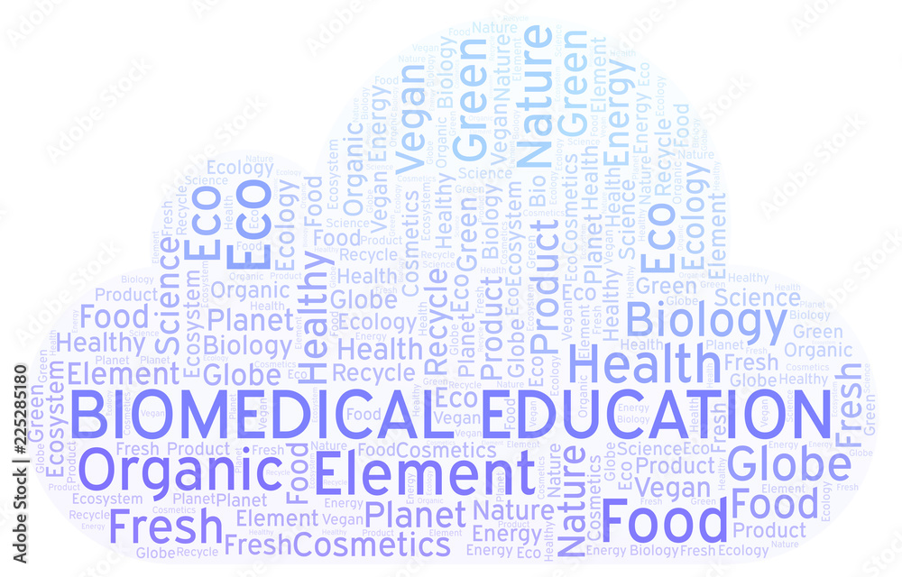 Biomedical Education word cloud.