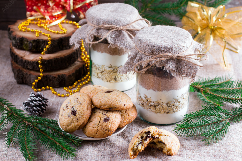 Cookies mix in a jar Cookies mix in a jar