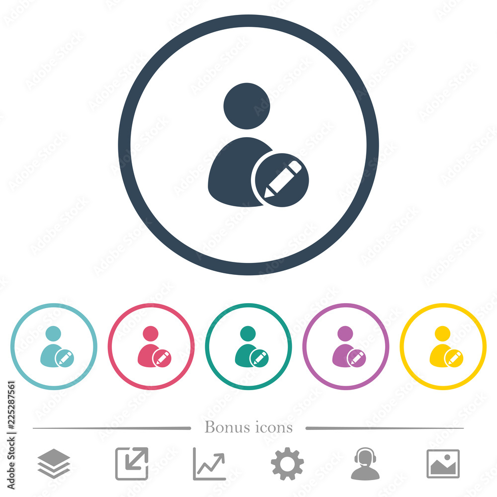 Rename user flat color icons in round outlines Rename user flat color icons in round outlines