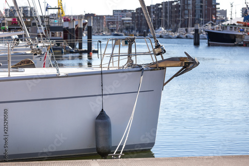 Quadro em tela sports harbor background