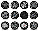 car wheels set