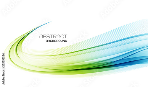 Abstract colorful vector background, color wave for design brochure, website, flyer.