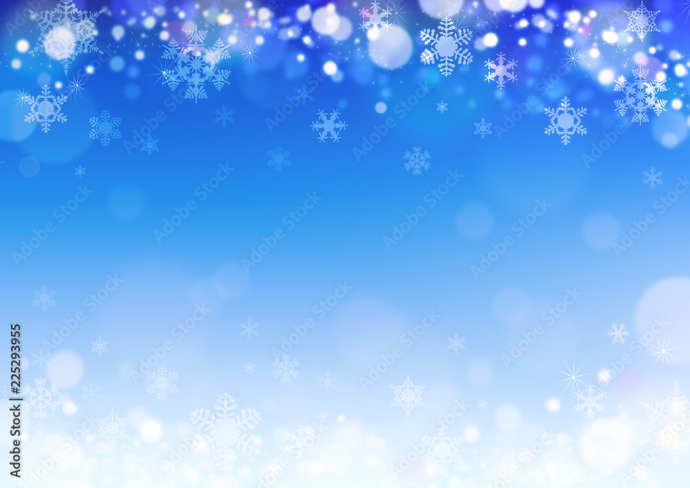 クリスマス 雪の結晶 冬の背景 青 イラスト クリスマス 雪の結晶 冬の背景 青 イラスト
