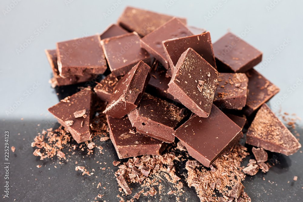 Pieces of chocolate Pieces of chocolate