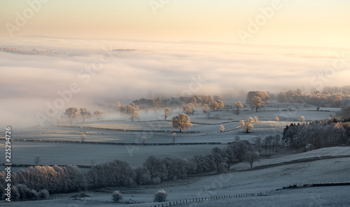 Winter Morning in Wensleydale
