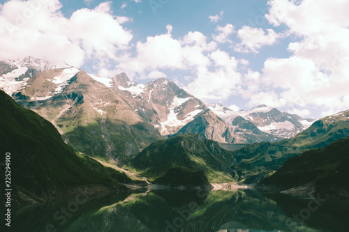 Austrian Alpes in the summer. Green mountains © MaksimHetman