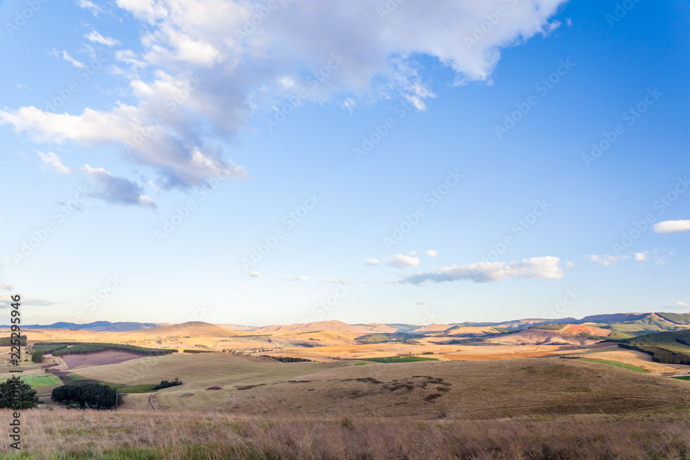 The Dargle valley in Kwa-Zulu Natal is a fertile place with many farms in the area. KZN, South Africa. The Dargle valley in Kwa-Zulu Natal is a fertile place with many farms in the area. KZN, South Africa.