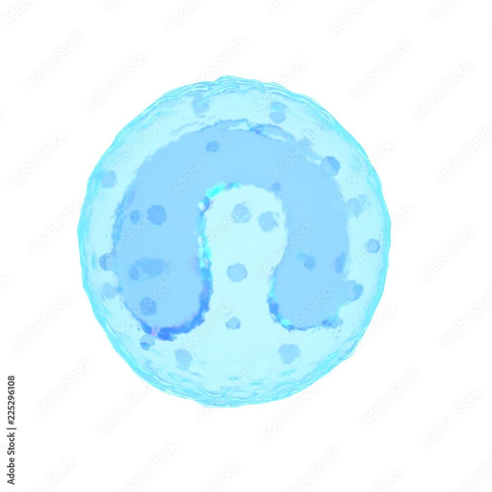 3d rendered medically accurate illustration of a leukocyte
