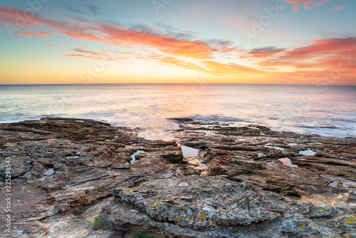 Sunrise at Howick in Northumberland