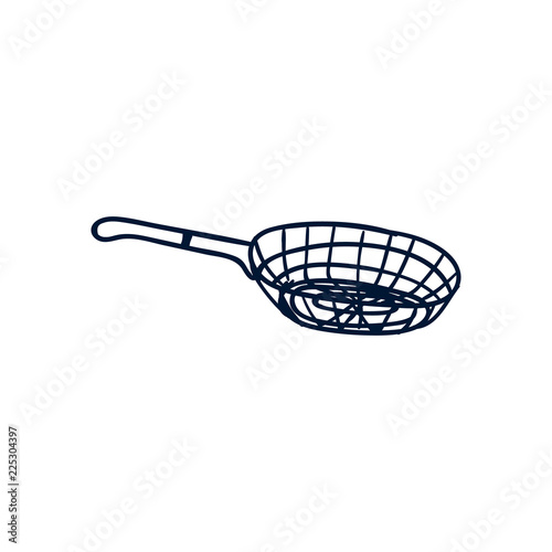 cullender kitchen utensil doodle art