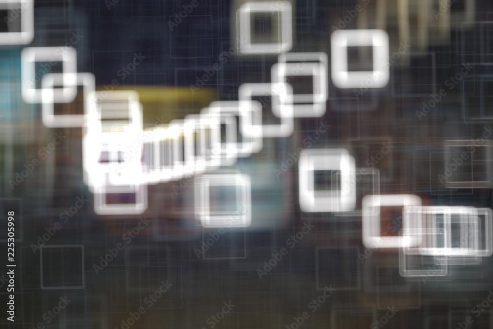 Fototapeta premium multicolored abstract network background / modern technological background, abstraction blurred unusual concept speed