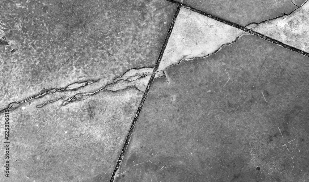 Fototapeta premium Broken floor abstract background 