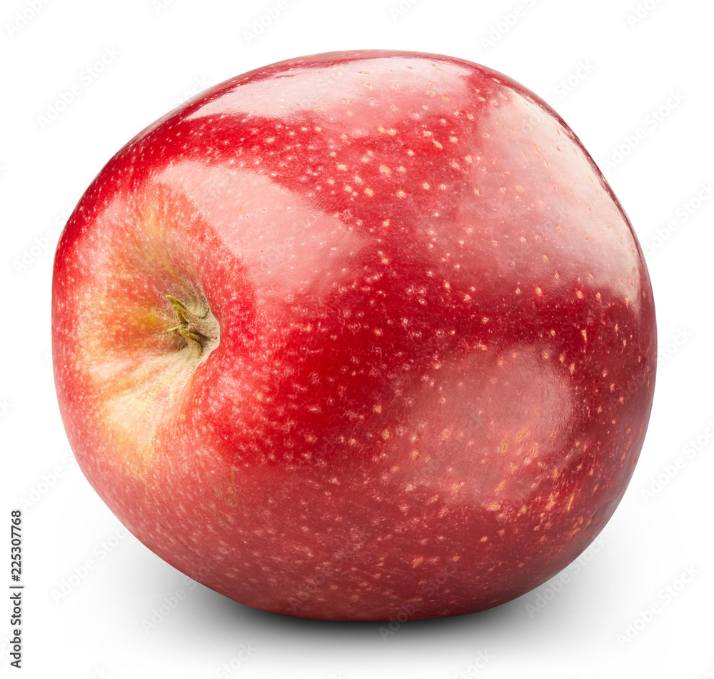 Fototapeta premium Red apple isolated on white