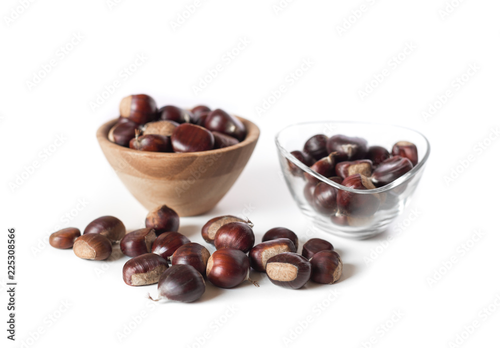 Two bowls of chestnuts
Two bowls of chestnuts