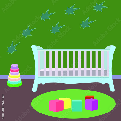 children's room with toys
