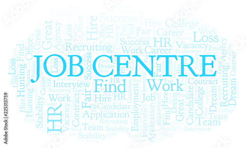 Job Centre word cloud.