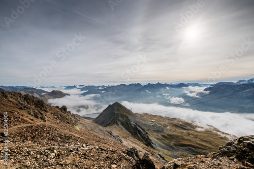 View from the top of Piz Nair photo
