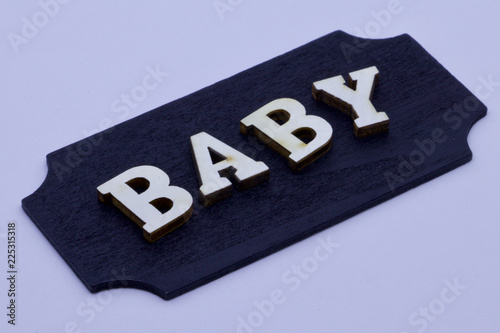 baby letters photo